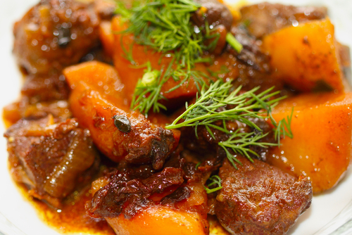 Moroccan Lamb and Kumara Tajine (stew)