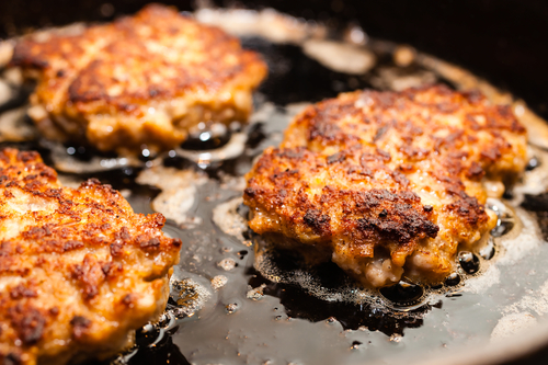 Duck and Kumara Patties