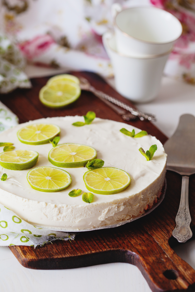 Lime and Kumara Cheesecake