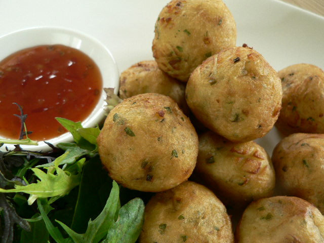 Herb and Cheese Kumara Puffs